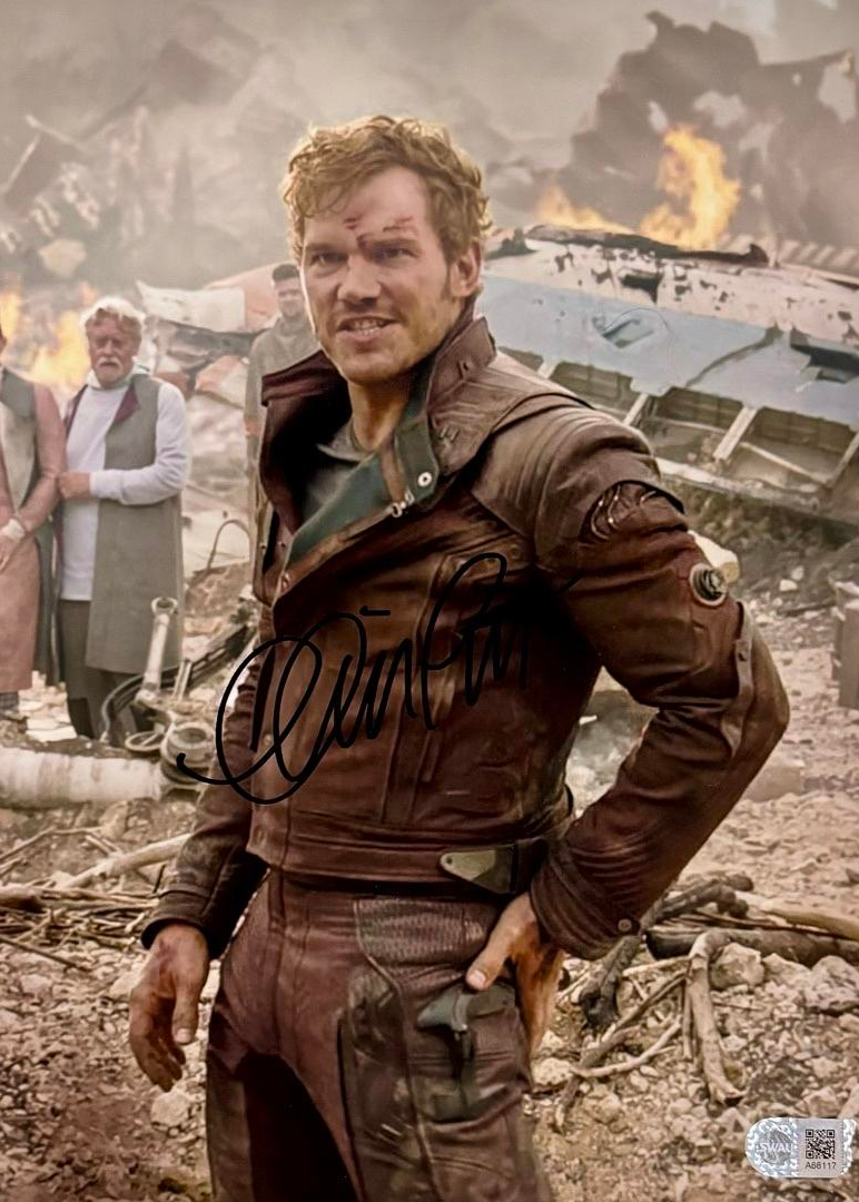 Chris Pratt Signed 11x14 Photo (Starlord GOTG) - SWAU COA #01